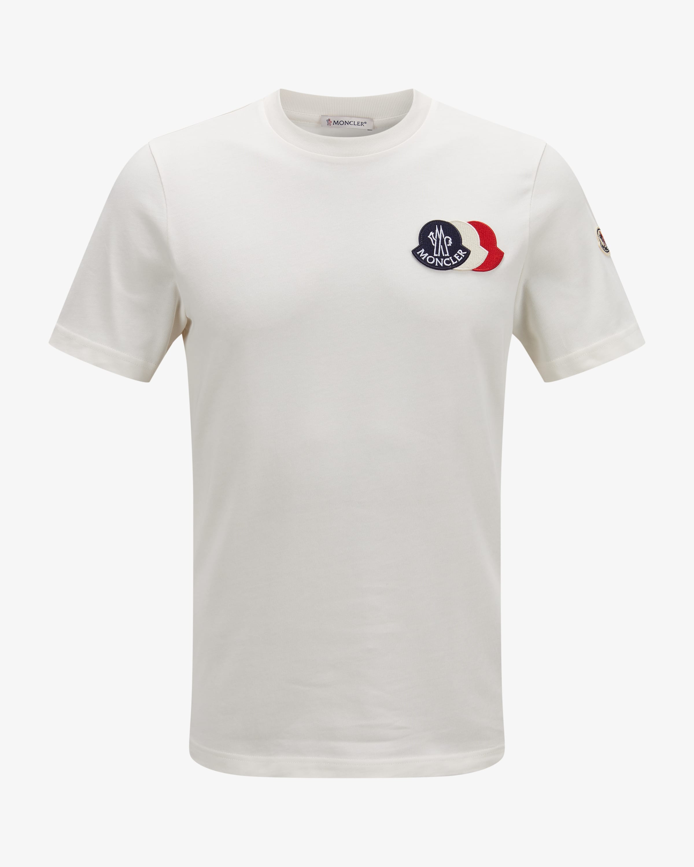【大人気！】MONCLER☆ラージロゴフードウェットシャツホワイト 7 MONCLER GENIUS FRGMT BY HIROSHI FUJIWARA]SS T-SHIRT/WHITE