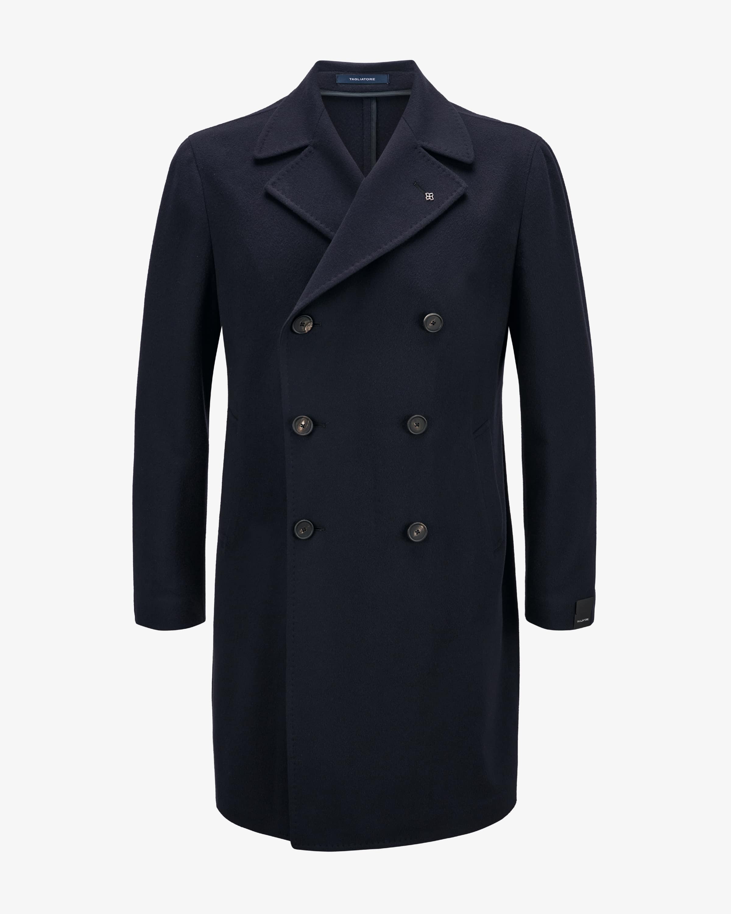 Wool Coat Men Double Collar Trench Coat Men's Double Collar Wool
