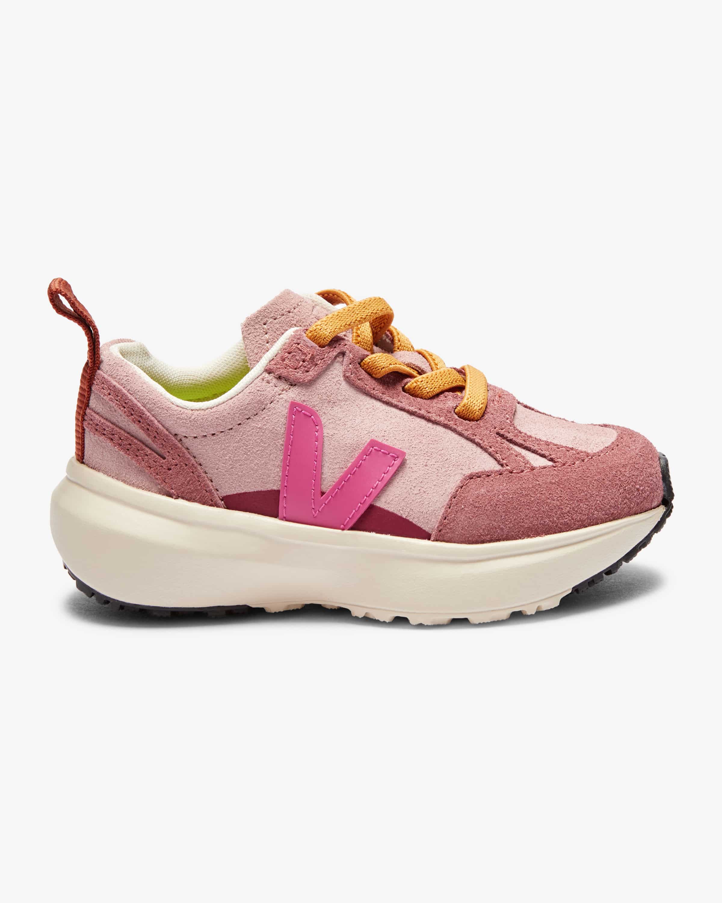 【送料&関税込】Veja v90 Pink Sneaker With Side Logo And Per Veja 'v90' Pink Sneaker With Side Logo And Perforated Toe In