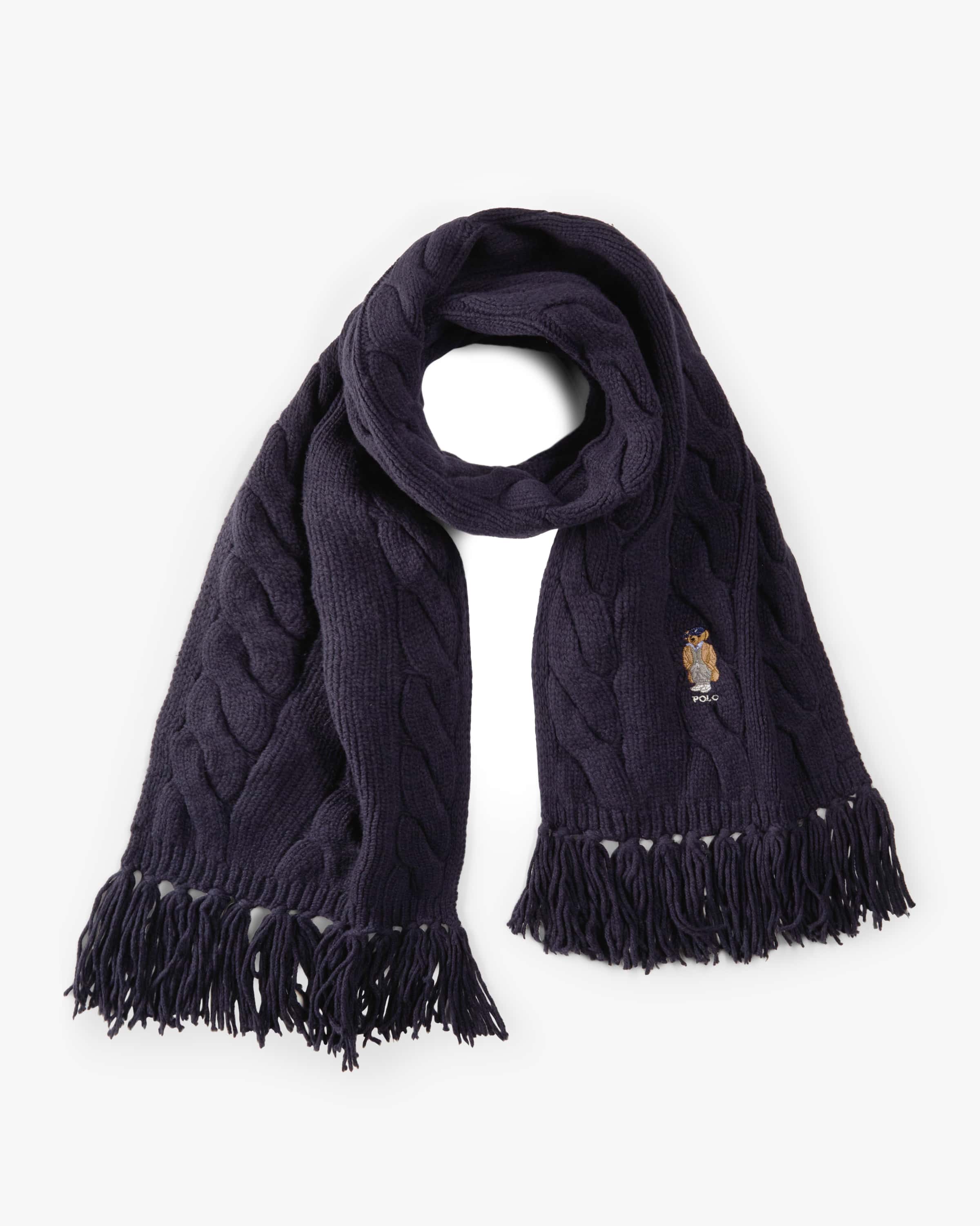 ★Polo Ralph Lauren★24FW Signature Knit Wool Scarf★ Polo Ralph Lauren Signature Knit Scarf