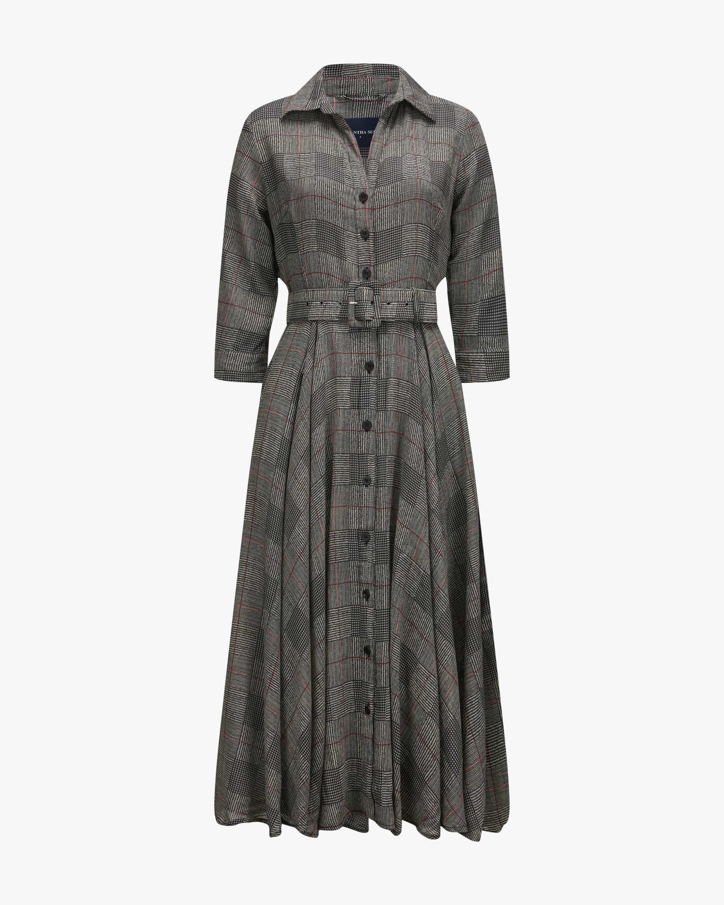 SAMANTHA SUNG SS25 Dresses (ASTER SAFARI COBALT BLUE