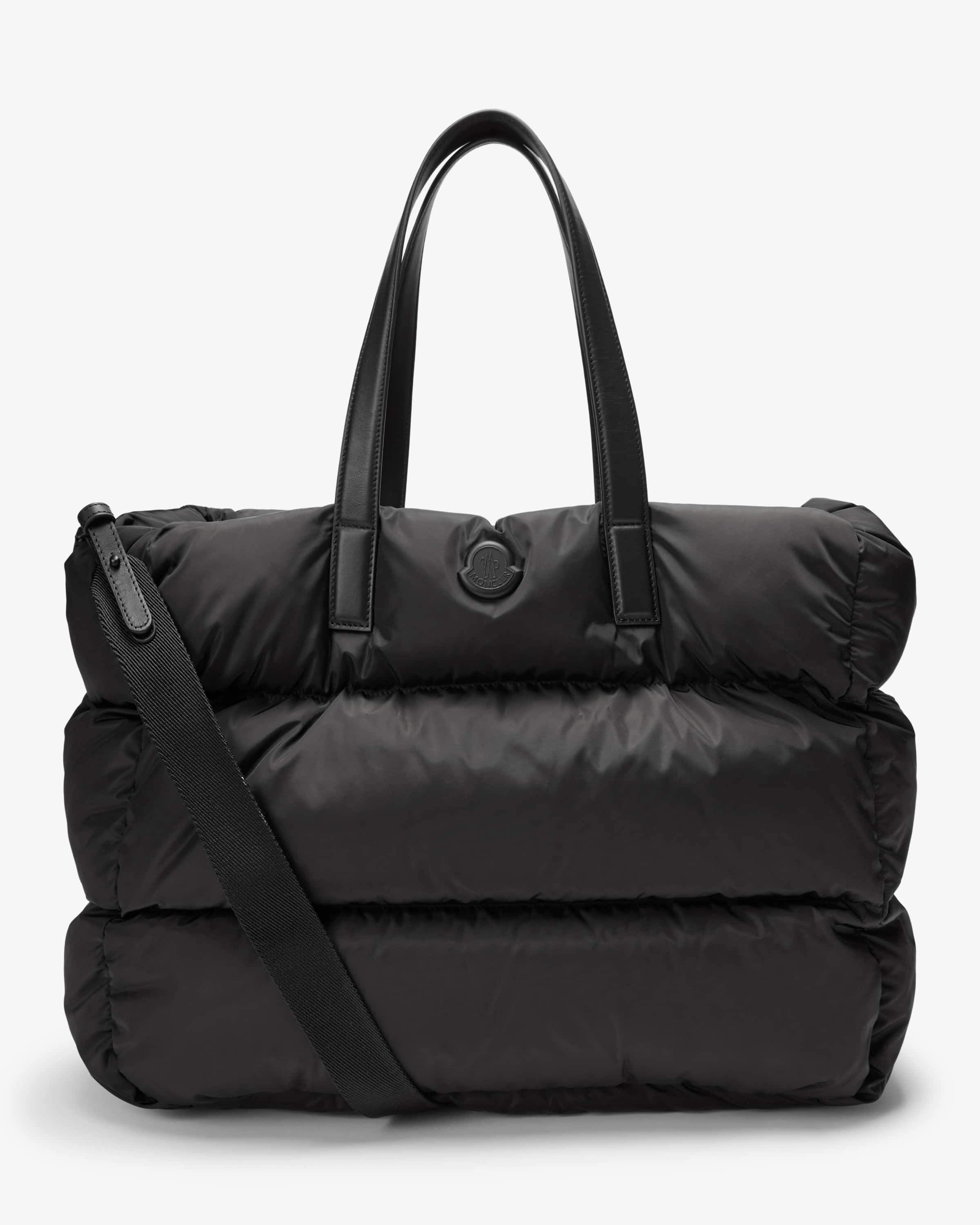美品MONCLER CLAIREBORSAブラックトートバッグ モンクレール MONCLER トートバッグ ブラック レディース