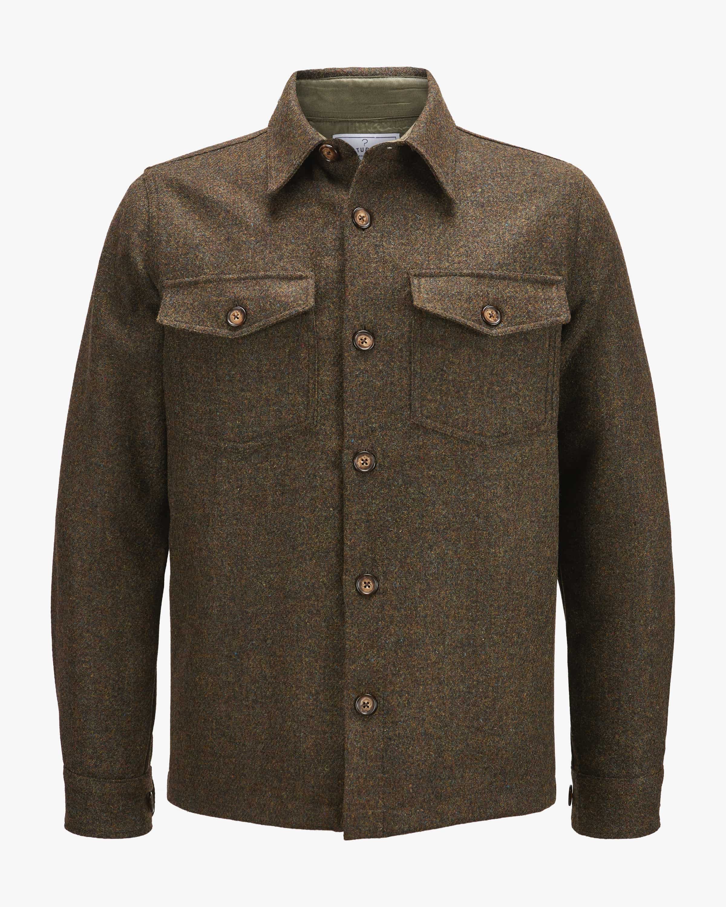 Portuguese Flannel Wool Field Overshirt LODENFREY