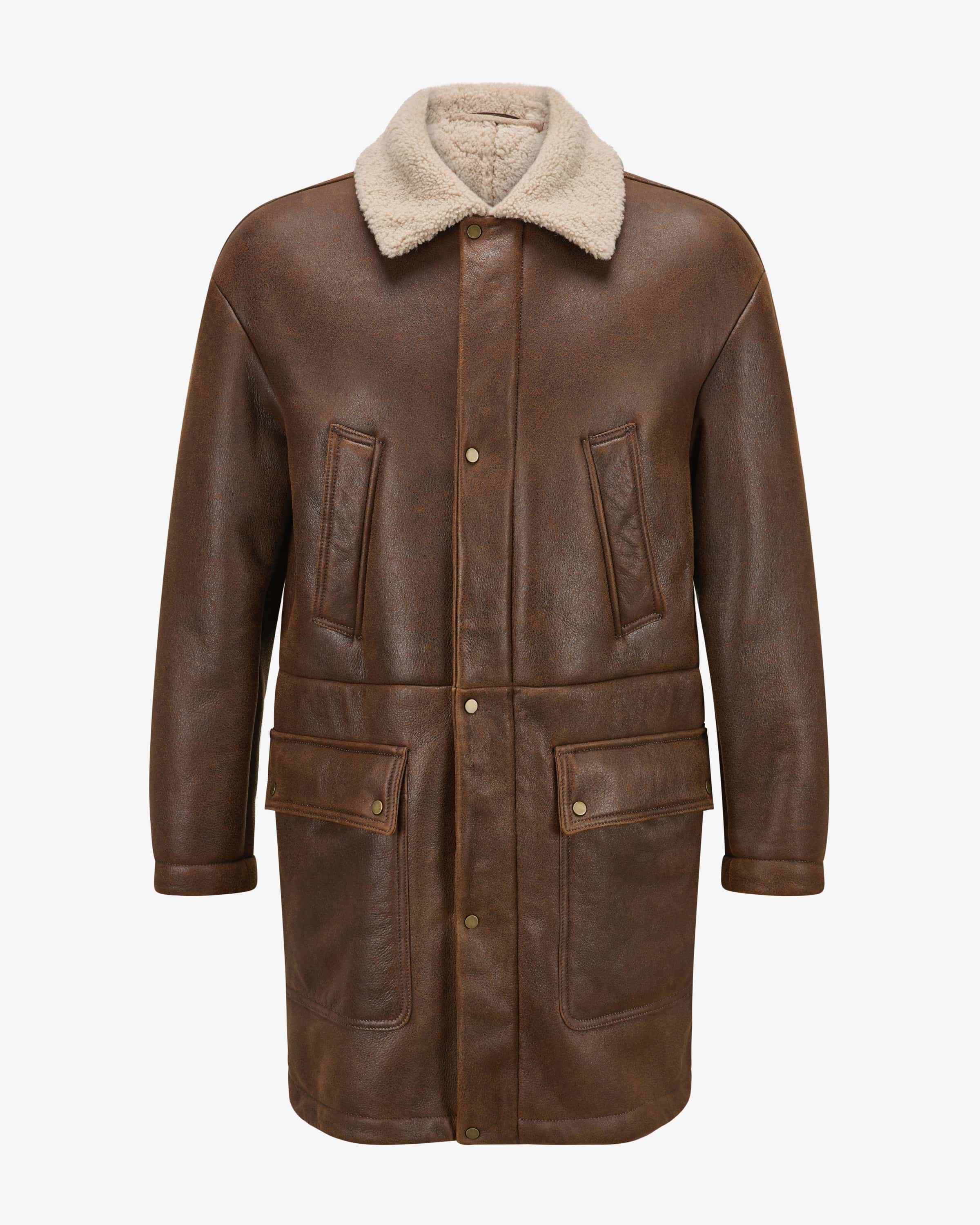 コート Salvatore Santoro FW24 (47041 GLOVASFALTO) Salvatore Santoro Leather coat | LODENFREY