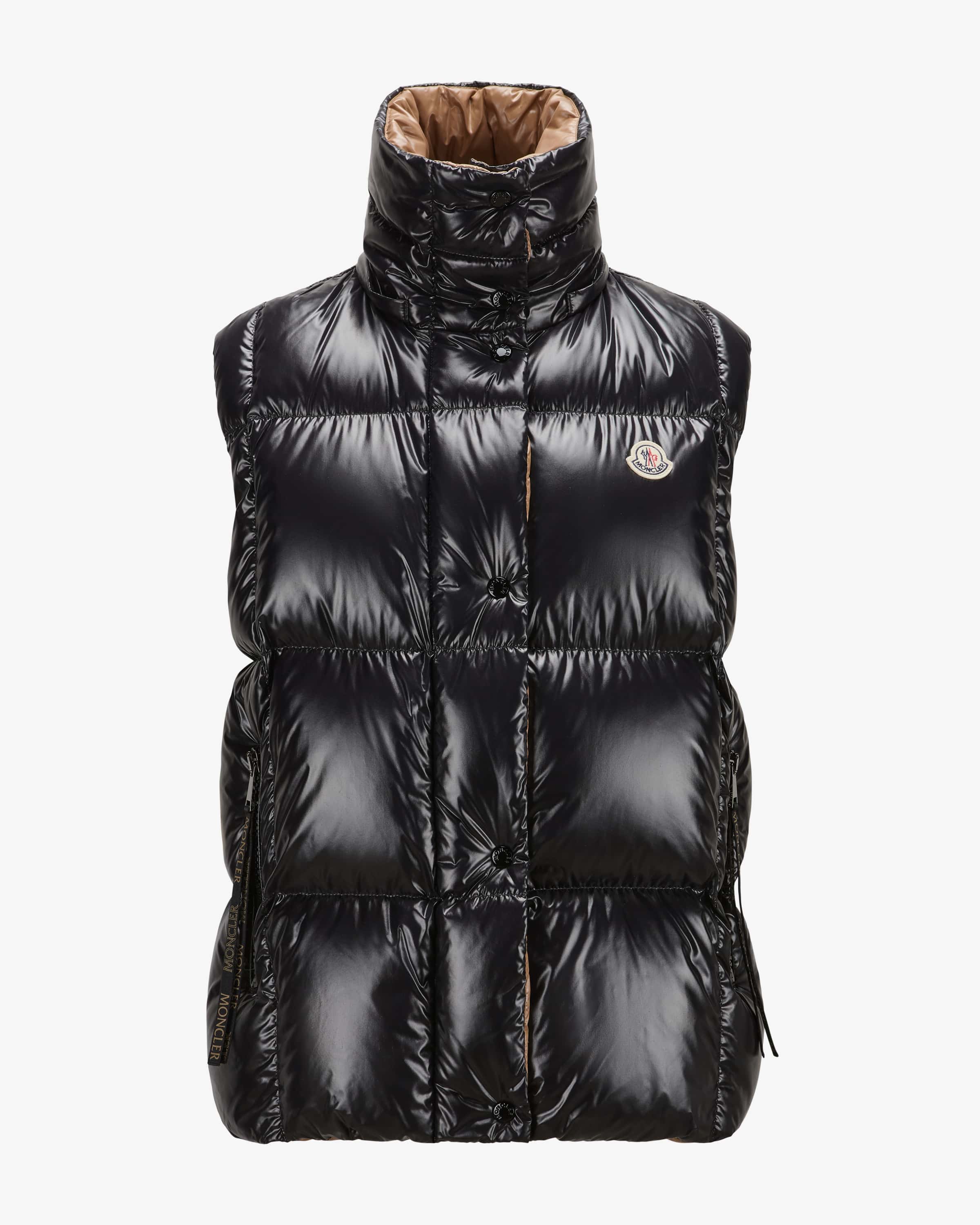 Moncler Weste Weste Damen Mit Kapuze Und Fell Moncler Luzule