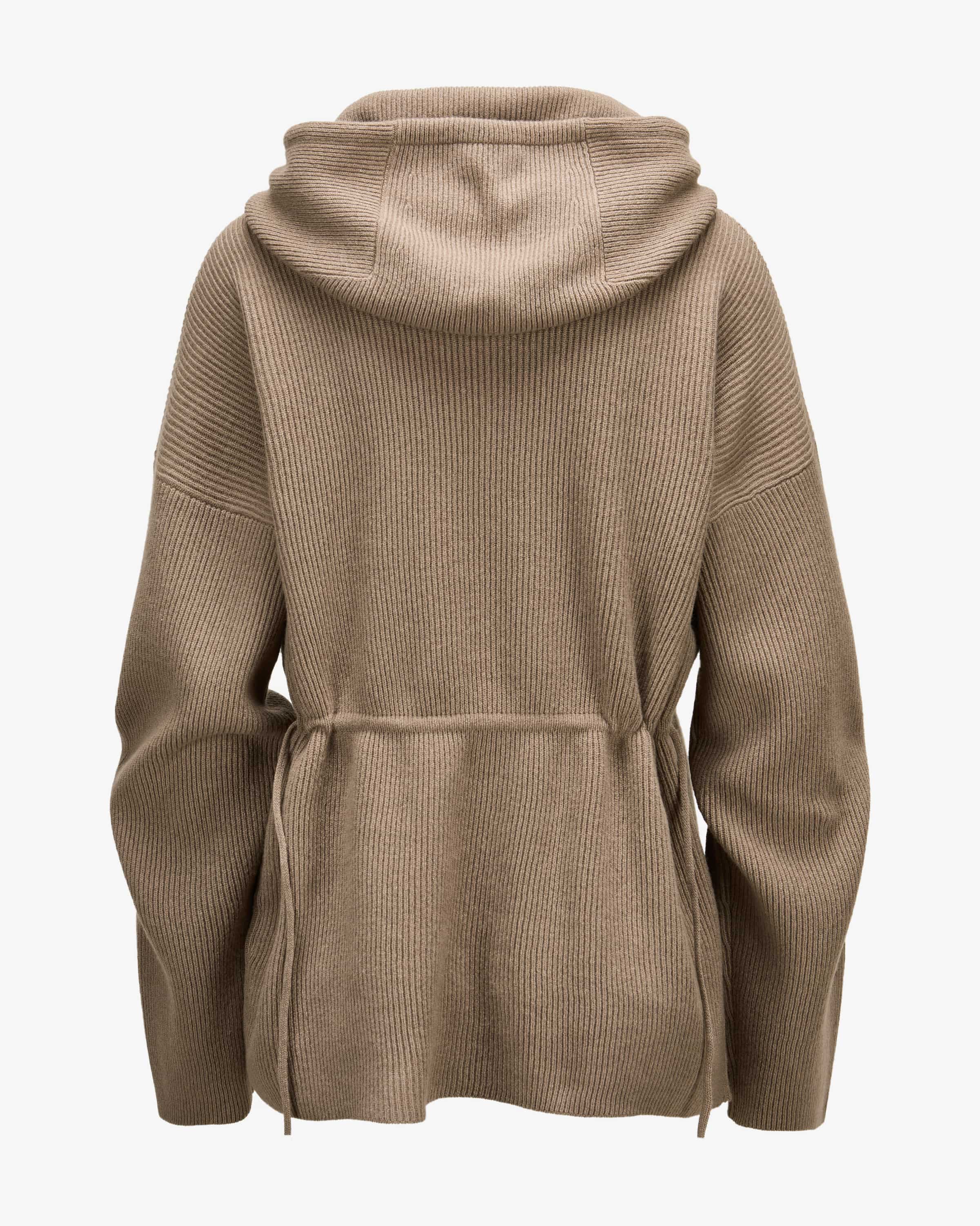 美品✨FABIANA FILIPPI ファー付 カシミヤニットコート グレージュ FABIANA FILIPPI 快適さとサステナビリティを追求した 最高級の