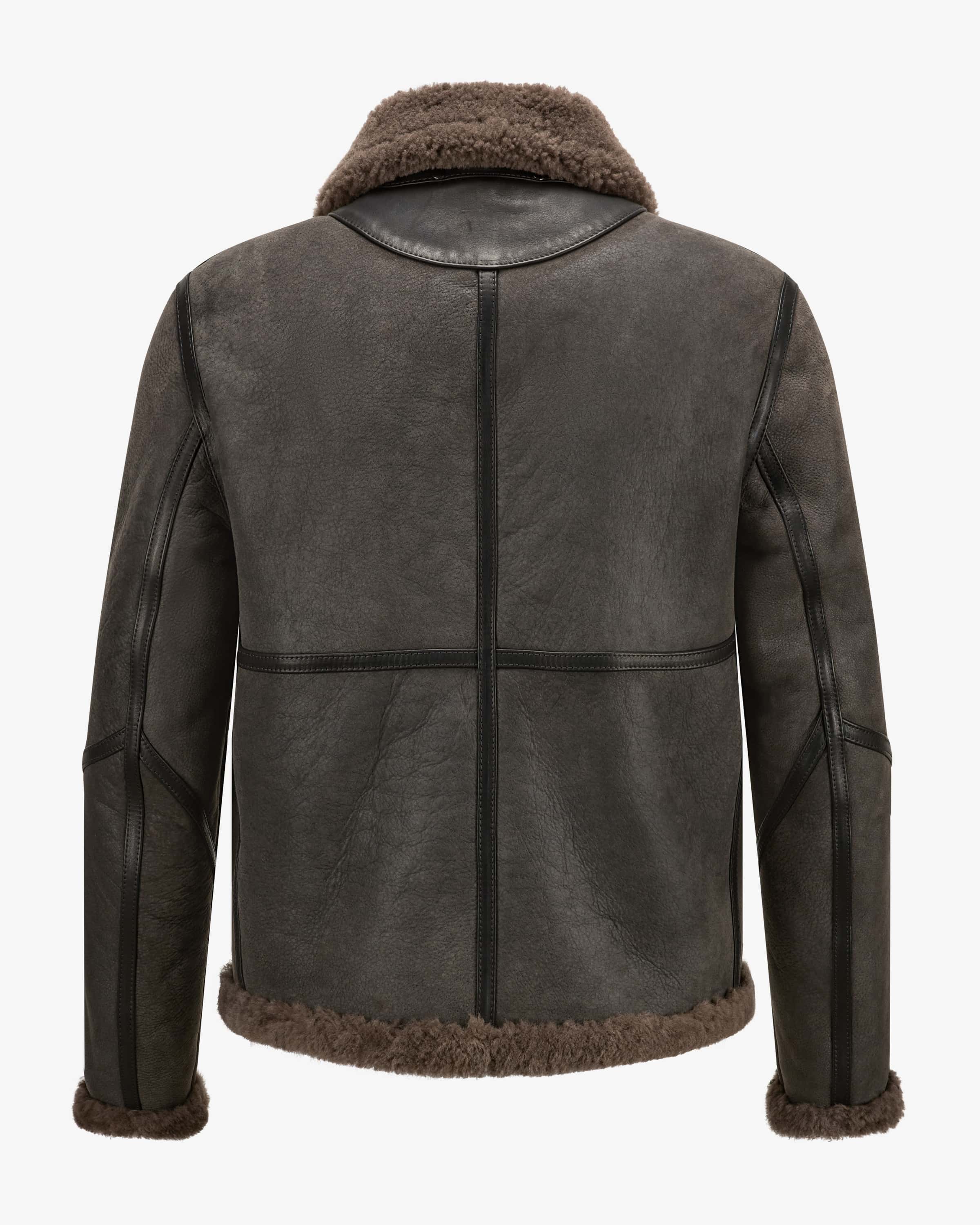 Leather Jacket Belstaff Lammfell Jacke Belstaff Lammfell Leder